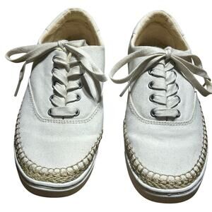 UGG Eyan II canvas lace up espadrille style casual shoes size 7.5